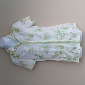 Vera Neumann Vintage Floral Blouse Size Small